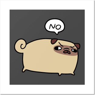 No Pug Posters and Art